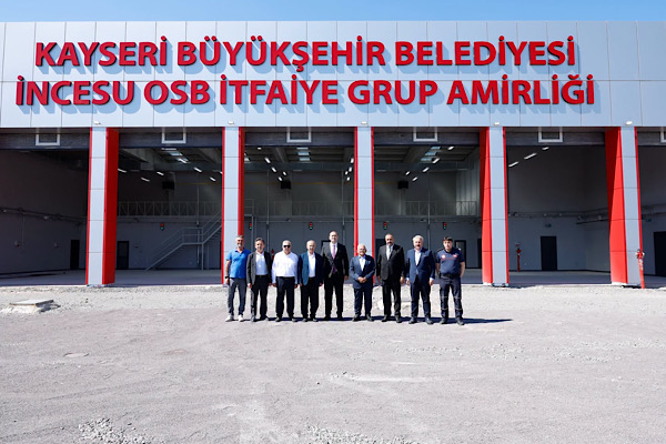 İncesu OSB’de yeni itfaiye binası tamamlandı