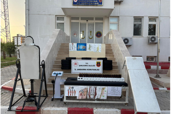 Şanlıurfa’da ruhsatsız tedavi faaliyetine operasyon