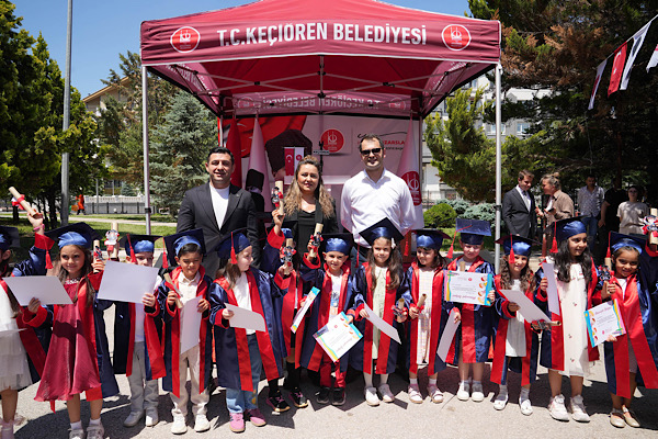 Keçiören Belediyesi Çocuk Gelişim Merkezlerinde mezuniyet coşkusu
