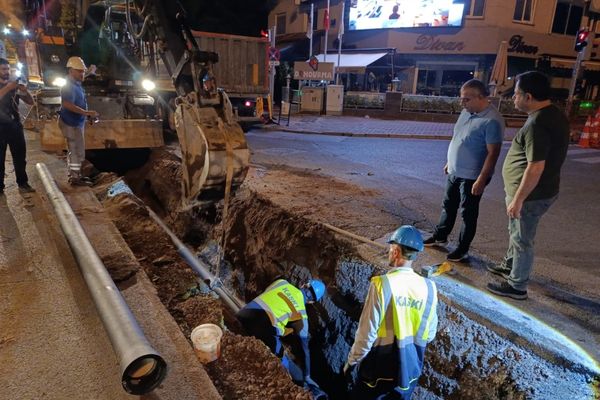 Başkan Büyükkılıç: İçme suyu altyapımızı gece çalışmalarıyla güçlendiriyoruz