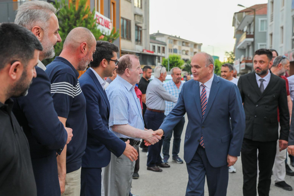 Başkan Özlü, Nusrettin Mahallesi’nde vatandaşlarla buluştu