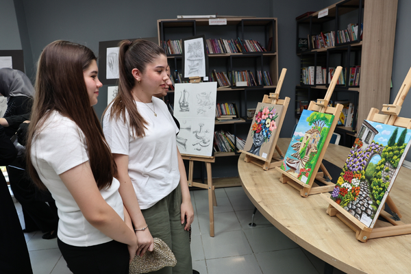 Çalı’da kadınların el emeği eserleri sergiye çıktı