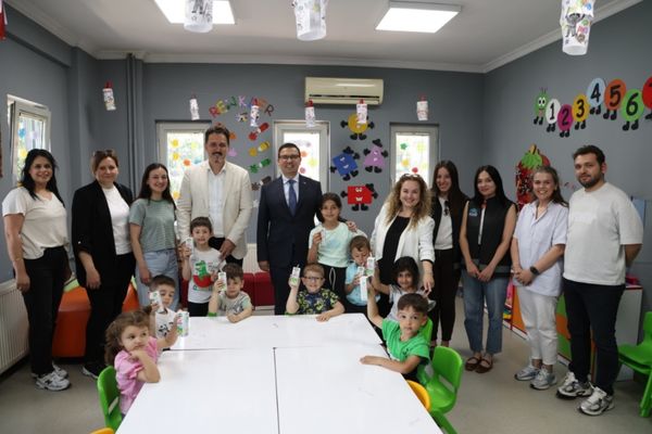 Nilüfer’de çocuklara süt desteği