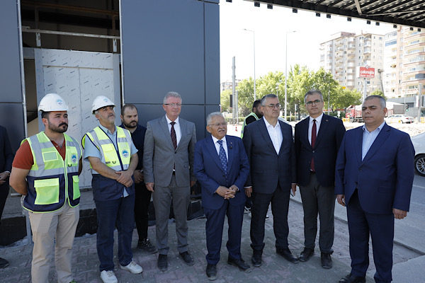 Büyükkılıç, DSİ-Yeni Sanayi Katlı Kavşağı Projesi’nde incelemelerde bulundu