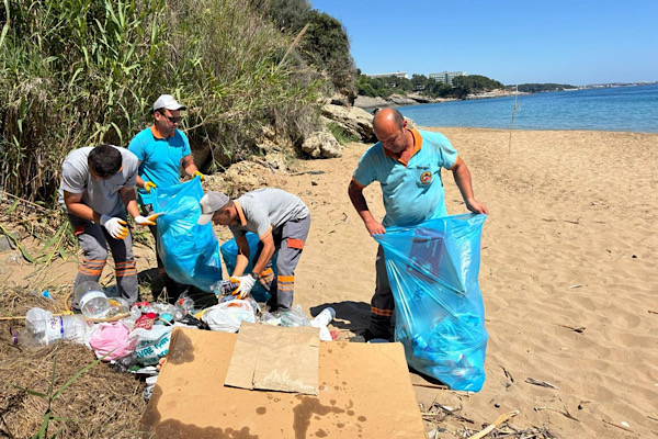 Alanya’da 10 bin 18 ton 549 kilogram evsel atık toplandı