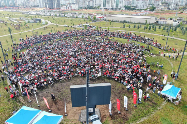 Malatya’da Milli heyecan Yüzüncü Yıl Kent Parkı’nda yaşandı