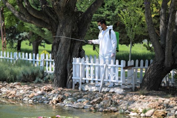 Keçiören’de sinek ve haşerelere karşı 7/24 ilaçlama çalışması
