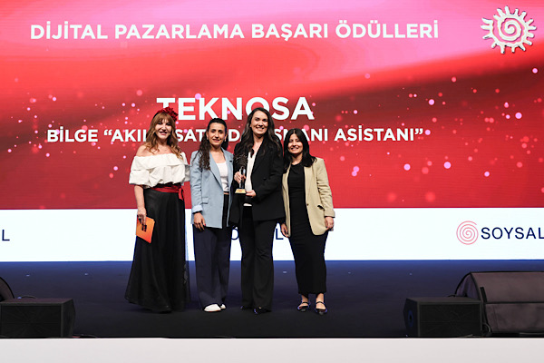 Teknosa’nın Akılla Satış Danışmanı Asistanı Bilge’ye ödül