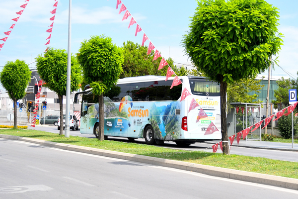 “Odak Samsun” otobüsleri hafta sonu seferlere başlıyor