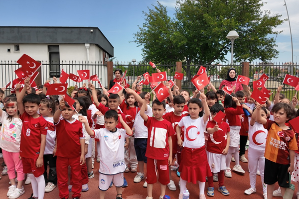 A Milli Takım’a Dünya Kupası için destek etkinliği düzenlendi