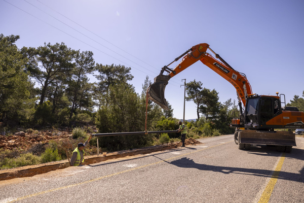 Urla’da 40 kilometreyi aşan içme suyu hattı