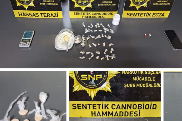 Sakarya’da uyuşturucu operasyonu
