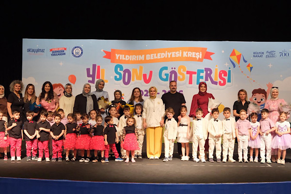 Yıldırım Belediyesi Kreşi’nde yıl sonu gösterisi ve mezuniyet töreni