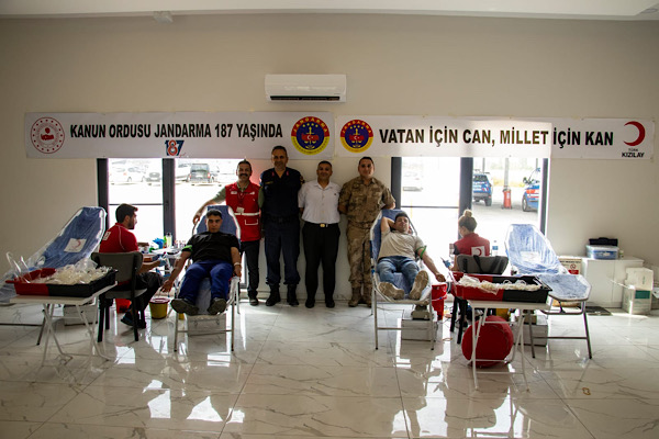 Karaman İl Jandarma Komutanlığı’ndan kan bağışı kampanyası