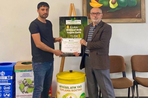 Alanya’da 572 litre atık yağ geri dönüşüme kazandırıldı