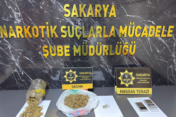 Sakarya’da uyuşturucu operasyonu: 1 kişi tutuklandı