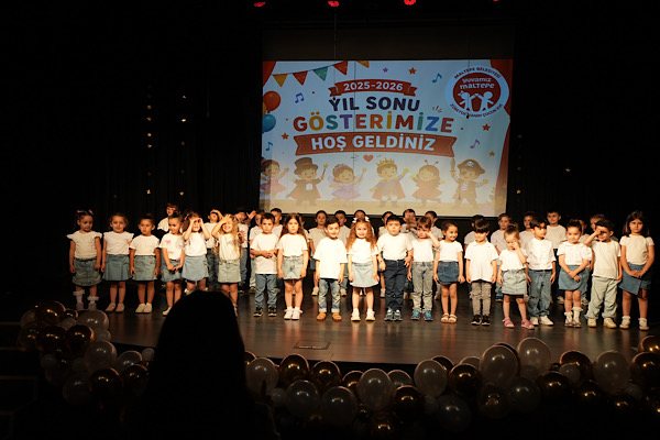 Maltepe Belediyesi kreşlerinde yıl sonu gösterileri düzenlendi