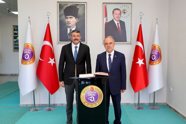 İçişleri Bakan Yardımcısı Çelik, Ordu Valisi Erol’u ziyaret etti