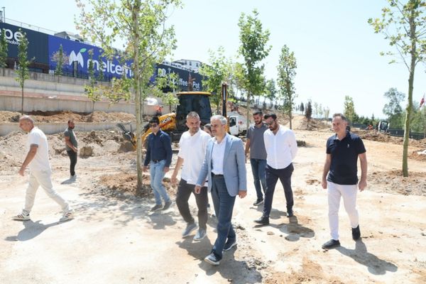 Başkan Çiftçi, FSM Parkı’ndaki çalışmaları inceledi