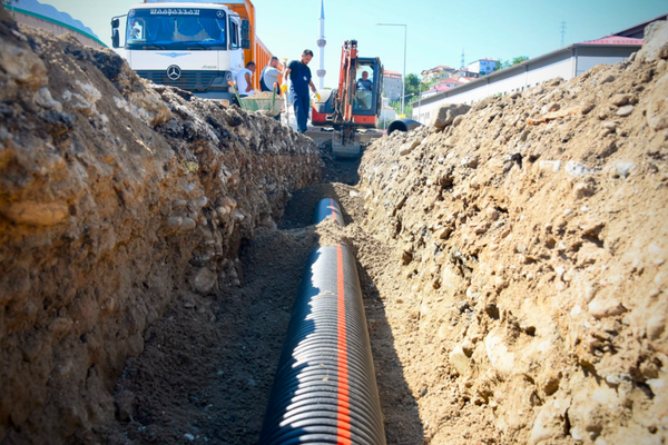 Giresun’da eski asbest içme suyu boruları değiştiriliyor