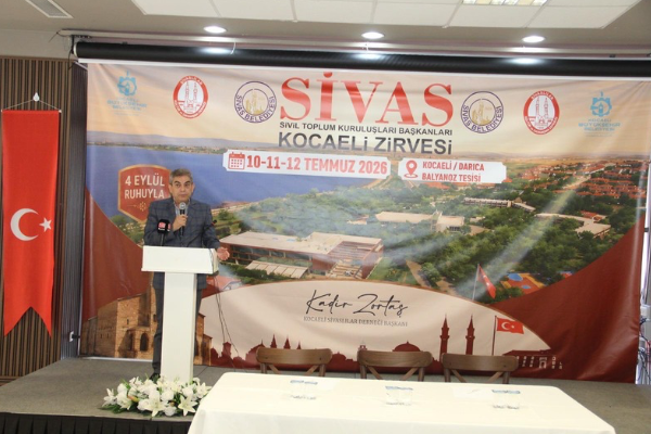 Kocaeli’nde Sivas STK Başkanları Zirvesi düzenlendi