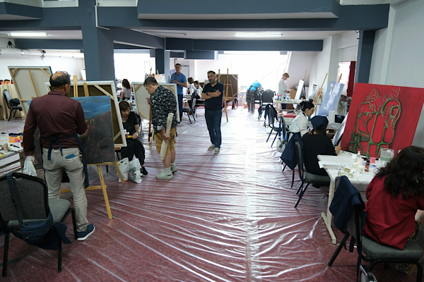 38. Uluslararası Çorum Hitit Fuar ve Festivali kapsamında sanat çalıştayı başladı
