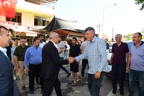 Başkan Er,  Pütürge ilçesinde belediye yatırımlarını yerinde inceledi