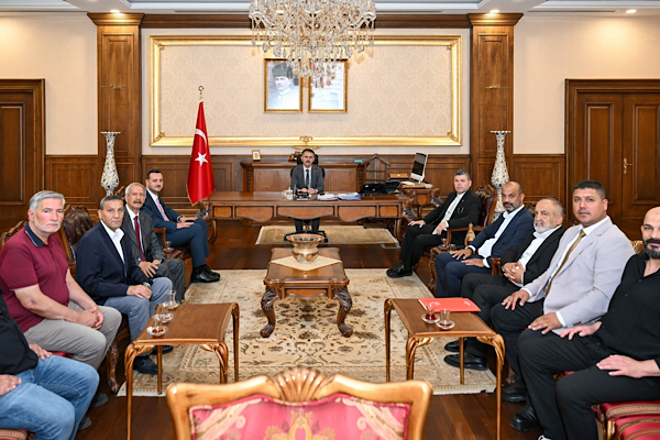 Roman koordinatörlerinden Kocaeli Valisi Aktaş’a ziyaret
