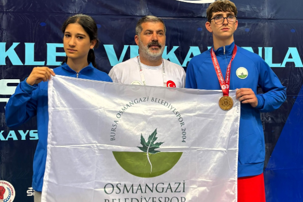 Osmangazi Belediyesporlu Muhammet Gümüş Türkiye şampiyonu oldu
