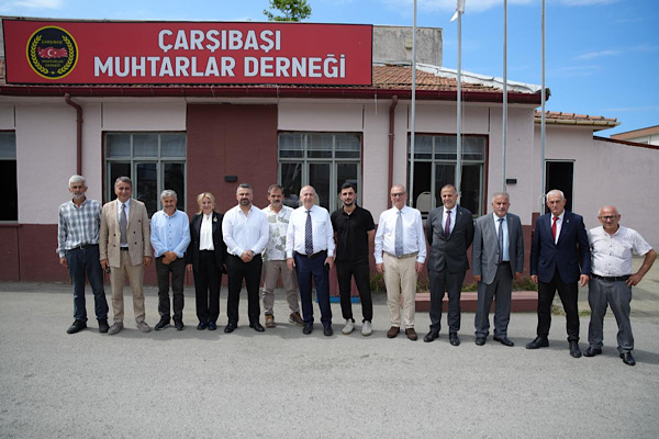 Özdağ’dan Çarşıbaşı Muhtarlar Derneği’ne ziyaret