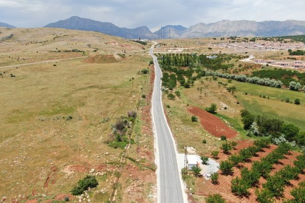 Doğanşehir Yolkoru Mahallesi’nin 6,5 kilometrelik yolu yenilendi