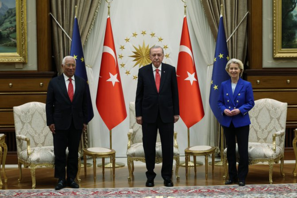 Cumhurbaşkanı Erdoğan, Von der Leyen ve Costa’yı kabul etti