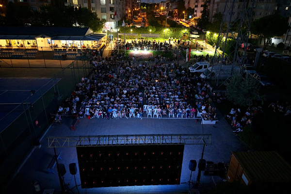 Çorlu’da Açık Hava Sinema Günleri sürüyor
