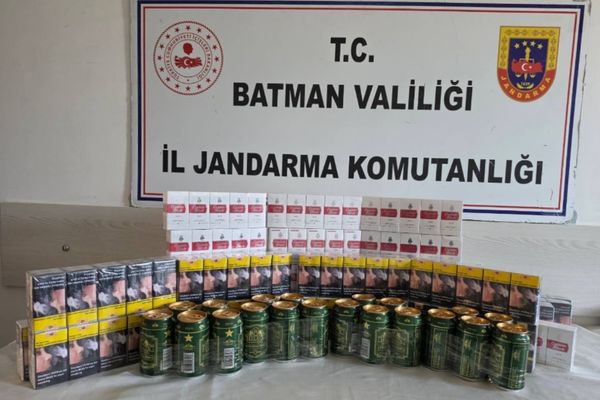Batman’da kaçakçılık operasyonu: 63 şüpheli hakkında işlem