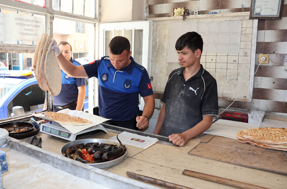 Haliliye Zabıtası’ndan pide ve lahmacun fırınlarına denetim