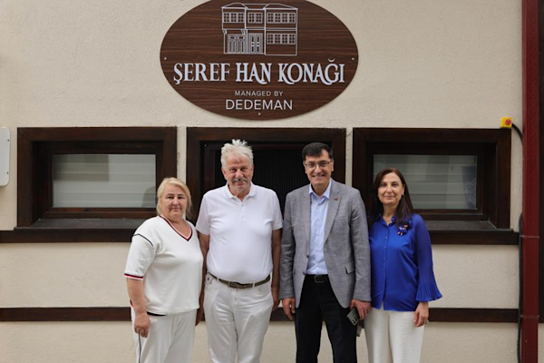 Başkan Kahveci, Şeref Han Konağı’nda incelemeler yaptı
