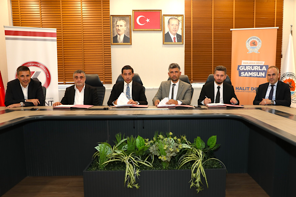 Samsun Atakum’da gelir paylaşımı ihalesinde sözleşme imzalandı
