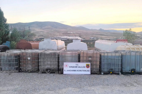 Kırşehir’de 29 bin litre kaçak akaryakıt ele geçirildi