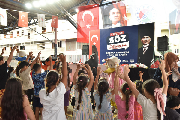 Kepez’de “Söz Vatandaşta” buluşmalarında çocuklara eğlence dolu gün