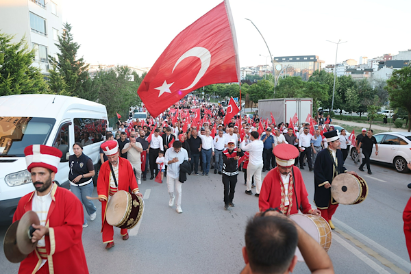 Çayırovalılar 15 Temmuz’un 10. Yılında Demokrasi Şehitlerini andı
