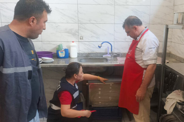DİSKİ, Bismil’de 44 işletmeyi denetledi