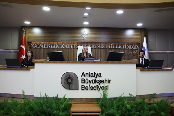 Antalya Büyükşehir Belediyesi Temmuz ayı meclis toplantısı yapıldı