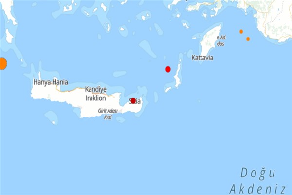 Girit Adası’nda deprem