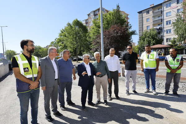 DSİ-Yeni Sanayi Katlı Kavşağı’nda sona doğru: Başkan Büyükkılıç sahada inceleme yaptı