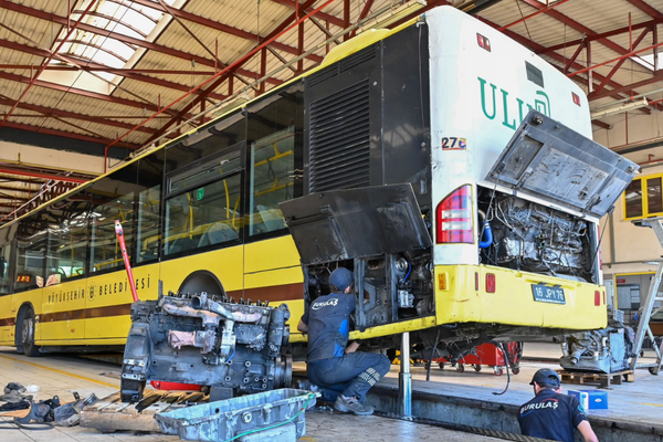 BURULAŞ, bakım ve onarımları kendi bünyesinde yaparak 24 milyon TL tasarruf sağladı