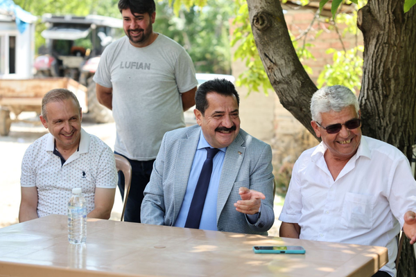 Başkan Ertemur, kırsal mahallelerde incelemelerde bulundu
