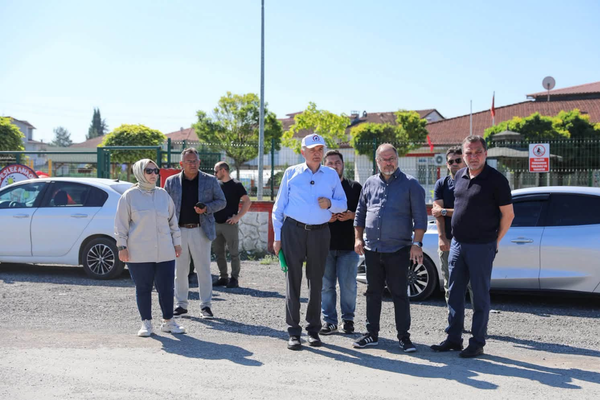 Başkan Özlü, saha incelemelerinde bulundu