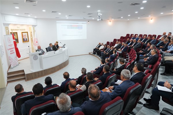 Karaman’da İl Koordinasyon Kurulu toplandı
