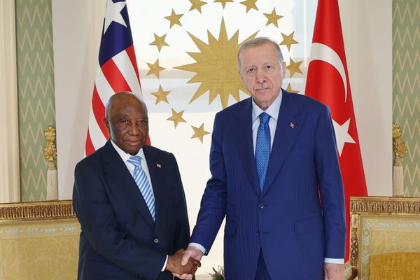 Cumhurbaşkanı Erdoğan, Liberya Cumhurbaşkanı Boakai ile görüştü