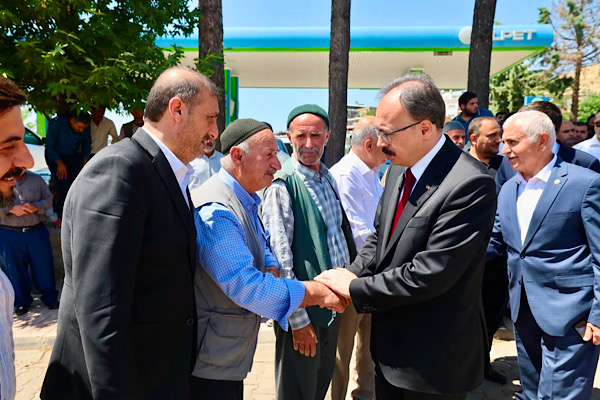 Şirvan’da Belediye Başkanı Cellek için taziye ziyareti gerçekleştirildi